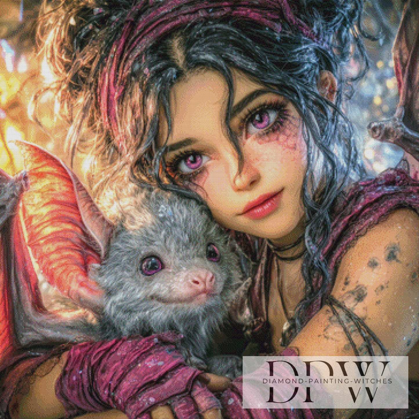 Bad Time by Casalla Vendetta 90x90cm mit 260 Farben DPW-3488