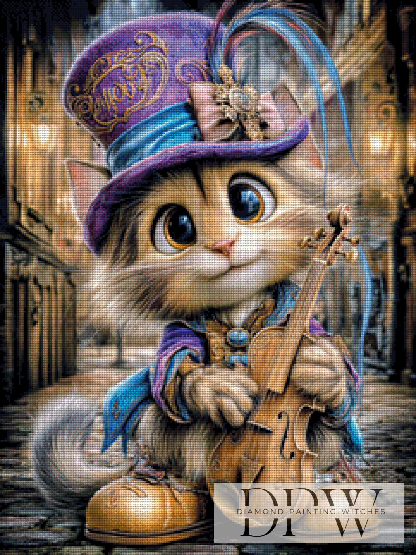 Katzenmusik by Casalla Vendetta 60x80cm mit 230 Farben DPW-3504