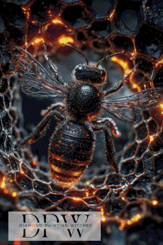 Honey Bee by Pixxel Pics 60x90cm mit 190 Farben DPW-3511