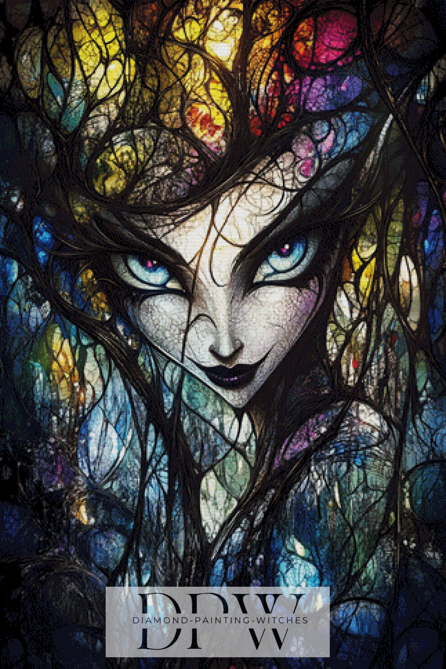 Gloria Glasia by Pixxel Pics 80x120cm mit 340 Farben DPW-3527