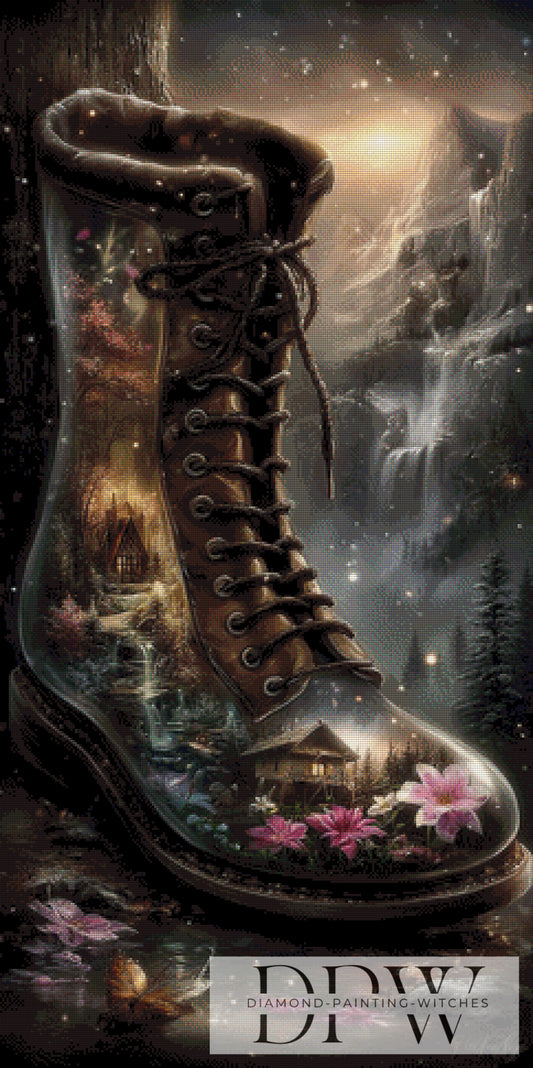 Der gläserne Traumschuh II by Elly_A.I. 60x120cm mit 150 Farben DPW-3531