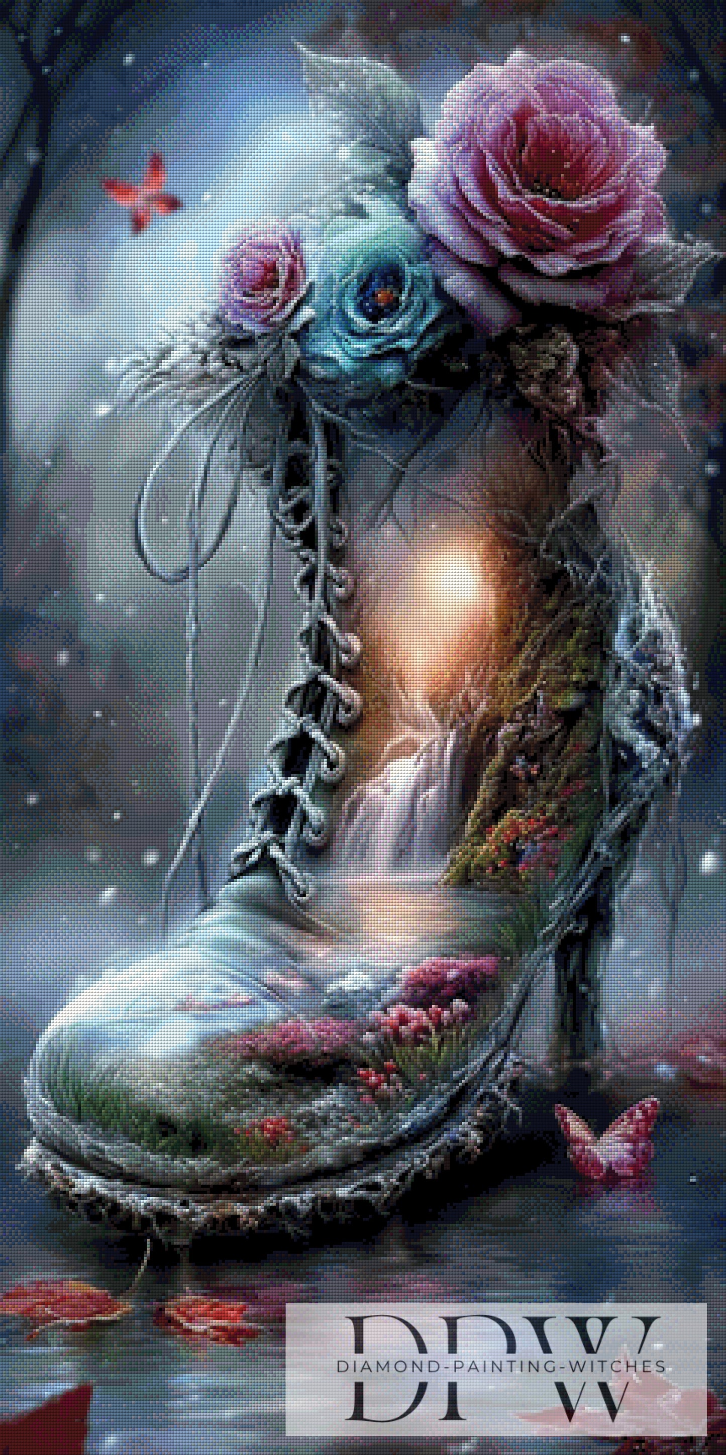 Der gläserne Traumschuh III by Elly_A.I. 60x120cm mit 210 Farben DPW-3532