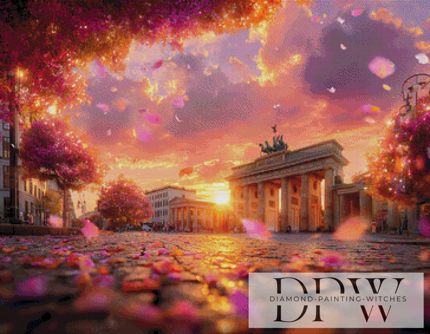 Berlin by theA.art 90x70cm mit 230 Farben DPW-3537