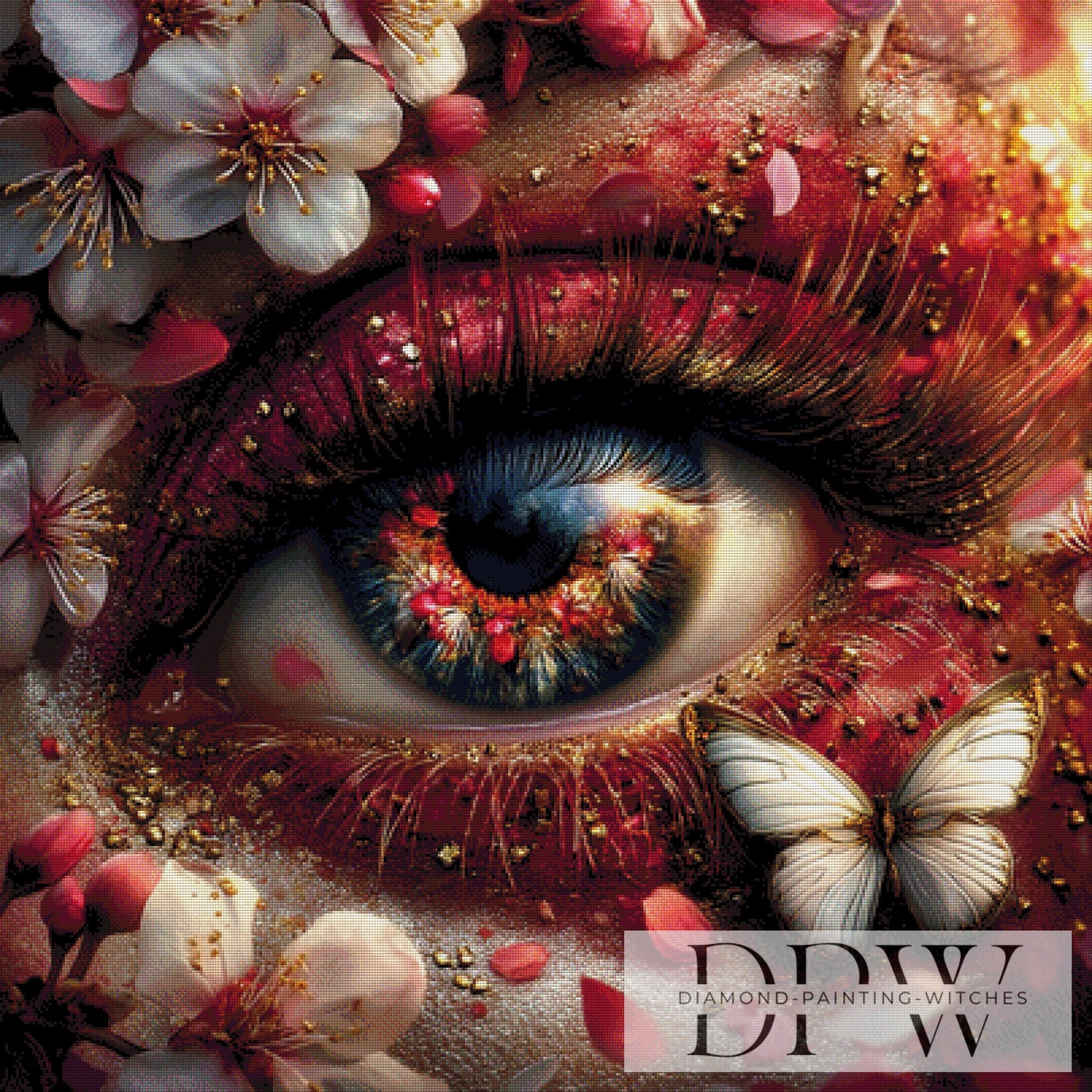 The light eye by ellufija 100x100cm mit 270 Farben DPW-3550