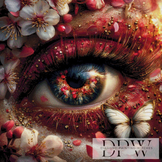 The light eye by ellufija 70x70cm mit 230 Farben DPW-3551