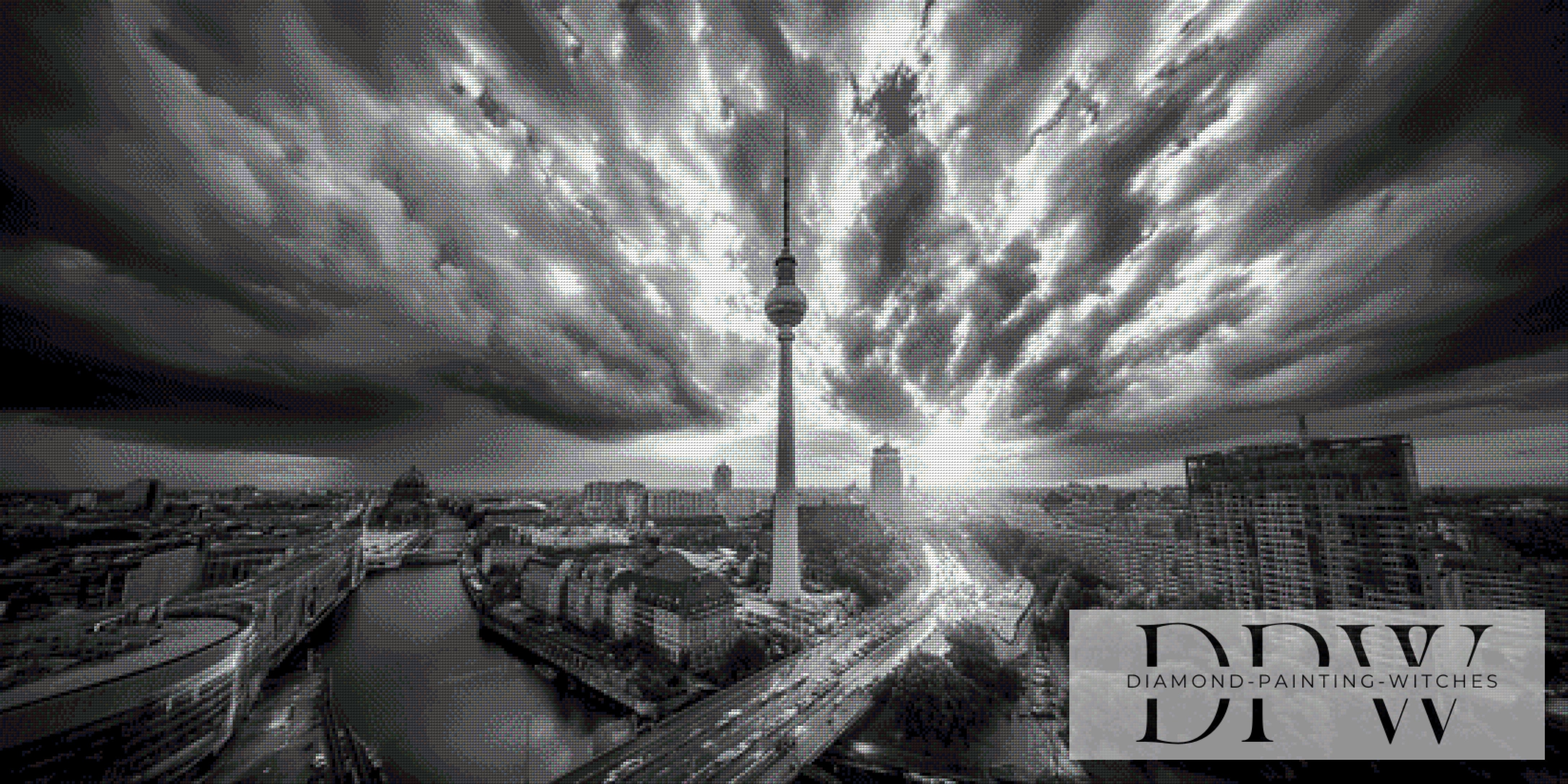 Berlin Black & White by theA.art mit 39 Farben