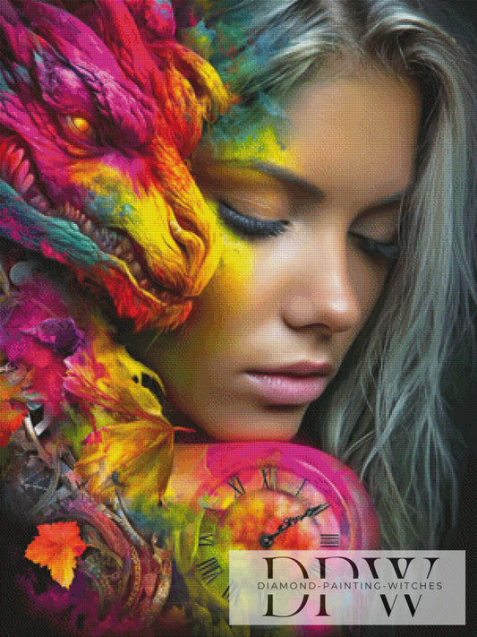 Time stands still by Elly_A.I. 75x100cm mit 350 Farben DPW-3574