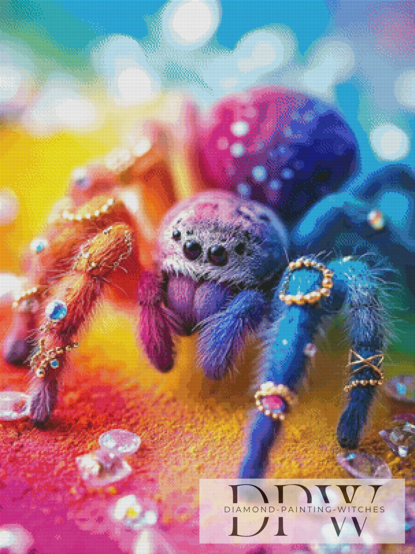 Luxury Spider by Elly_A.I. 75x100cm mit 360 Farben DPW-3575