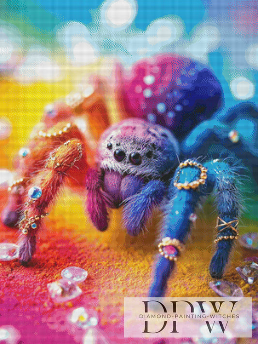 Luxury Spider by Elly_A.I. 75x100cm mit 360 Farben DPW-3575