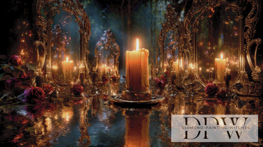 Gothic Candle by Pixxel Pics 125x70cm mit 190 Farben  DPW-358