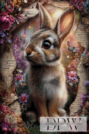 Vintage Hase by ellufija mit 280 Farben