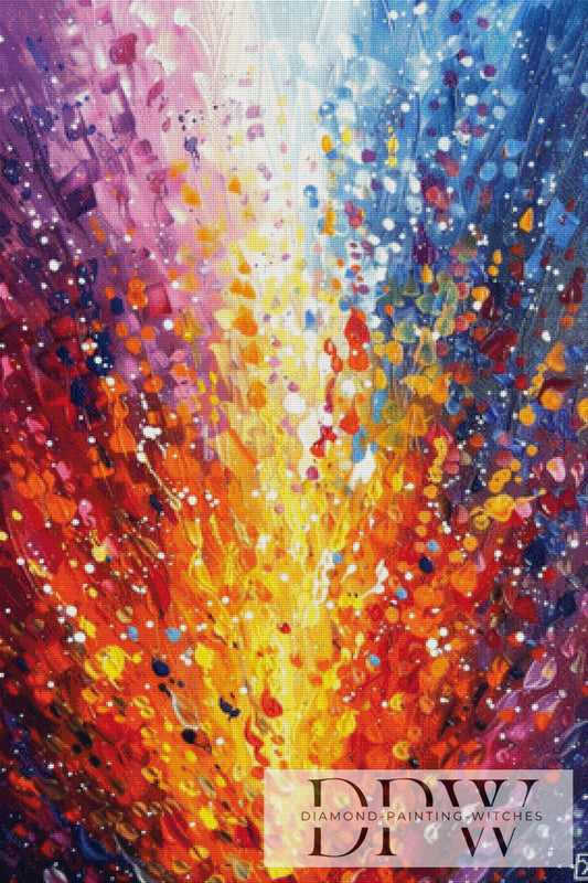 Splash Fontäne by Pixxel Pics 70x105cm mit 340 Farben DPW-3637