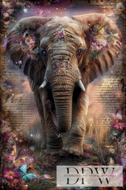 Vintage Elefant by ellufija mit 240 Farben
