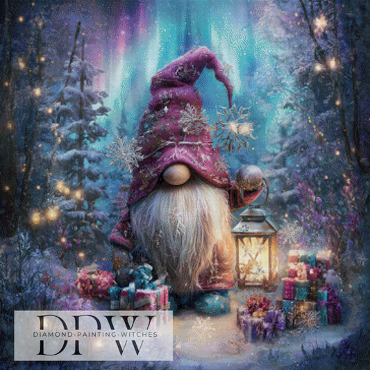 Laternenwichtel by Lisa Morgan 90x90cm mit 240 Farben DPW-3617