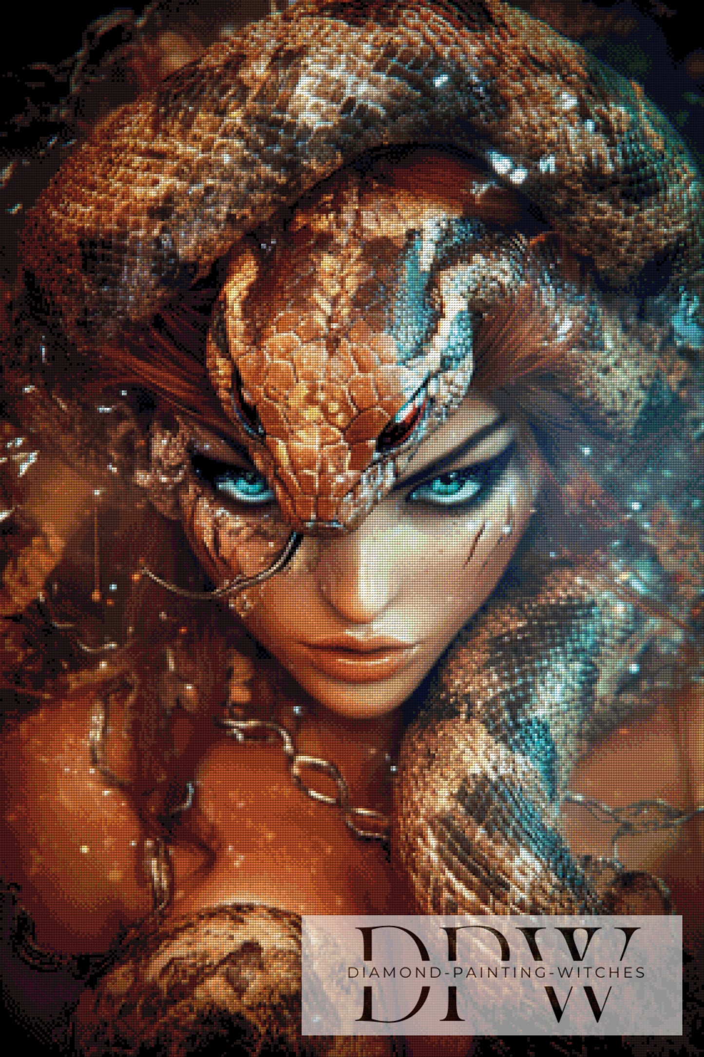 Serpentinia by Pixxel Pics 70x105cm mit 210 Farben DPW-361