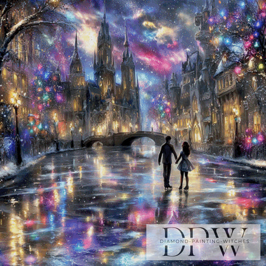 Romanze im Winter by Casalla Vendetta 100x100cm mit 290 Farben DPW-3624