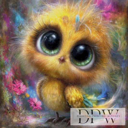 Flusiger Piepsi by CreatiVart 80x80cm mit 290 Farben DPW-3633