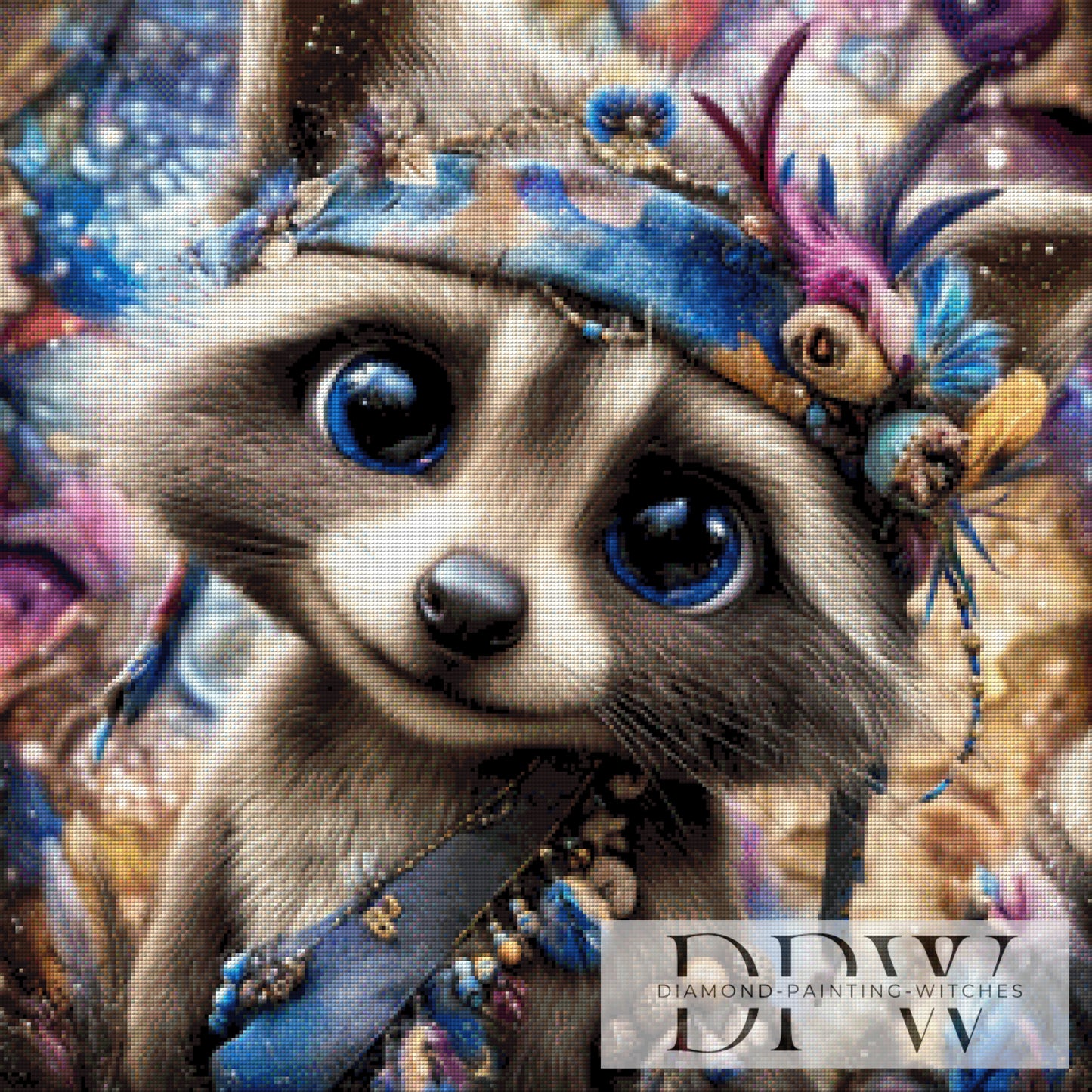 Federfunkeln by CreatiVart 70x70cm mit 240 Farben DPW-3634