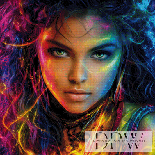 Lass uns tanzen  by _Sweet_Loco_AI 80x80cm mit 320 Farben DPW-3655