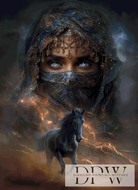 Kraft der Wüste by Maggie 80x110cm mit 160 Farben DPW-3662