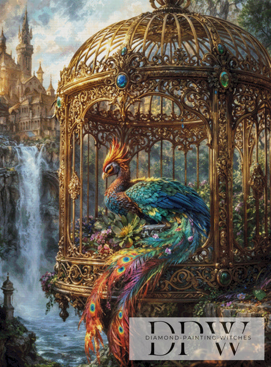 Rainbow Phoenix by Pixxel Pics 100x135cm mit 310 Farben DPW-3670