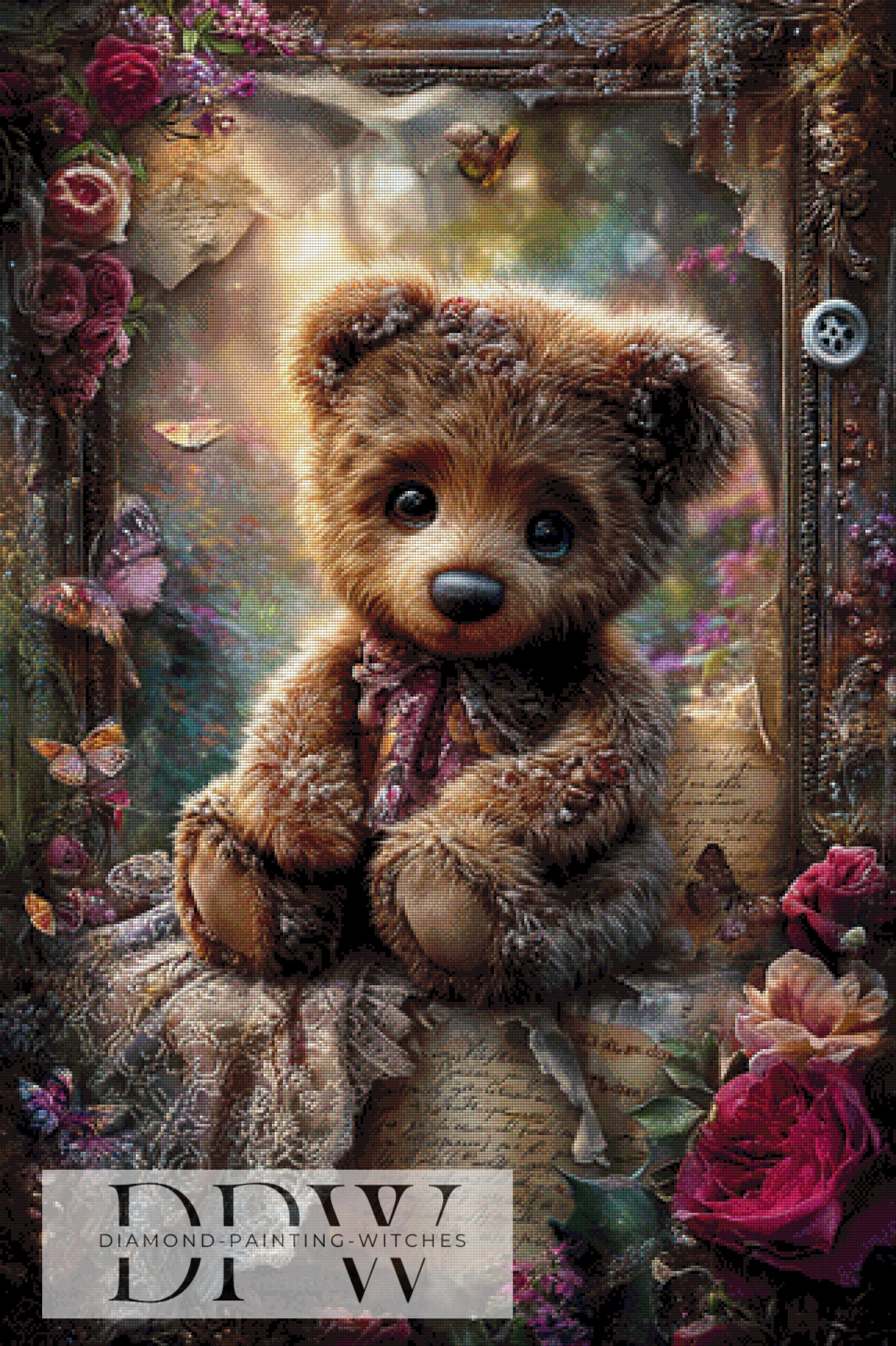 Vintage Teddy by ellufija mit 240 Farben