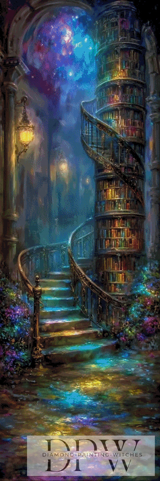 Stairs of Infinity by Catill 60x180cm mit 290 Farben DPW-3712