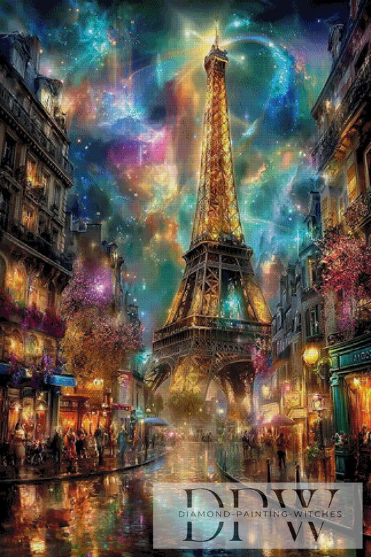 The Spell of Paris by Catill 80x120cm mit 360 Farben DPW-3716