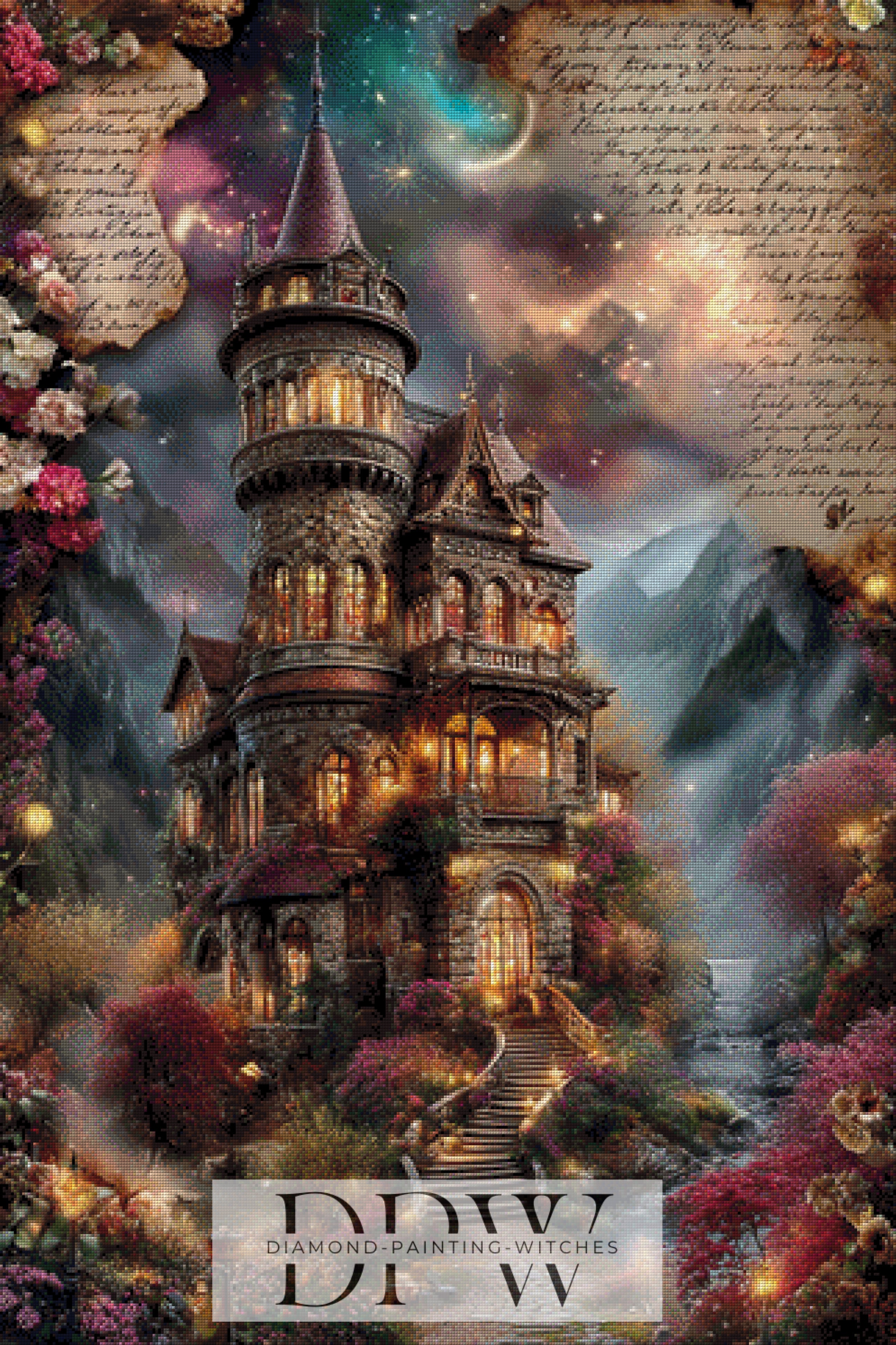 Vintage Hexenschloss by ellufija mit 260 Farben