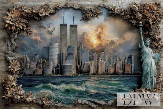 Manhatten I by Elly_A.I. 120x80cm mit 170 Farben DPW-3749