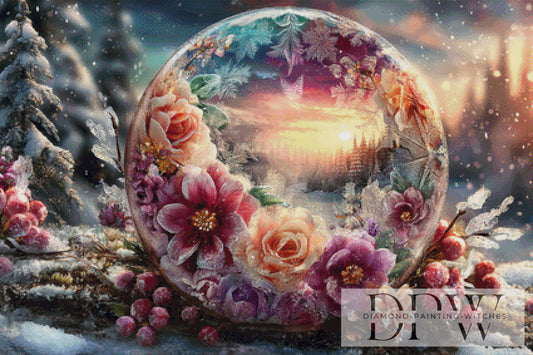 Winter Bubble by ellufija 105x70cm mit 300 Farben DPW-3773