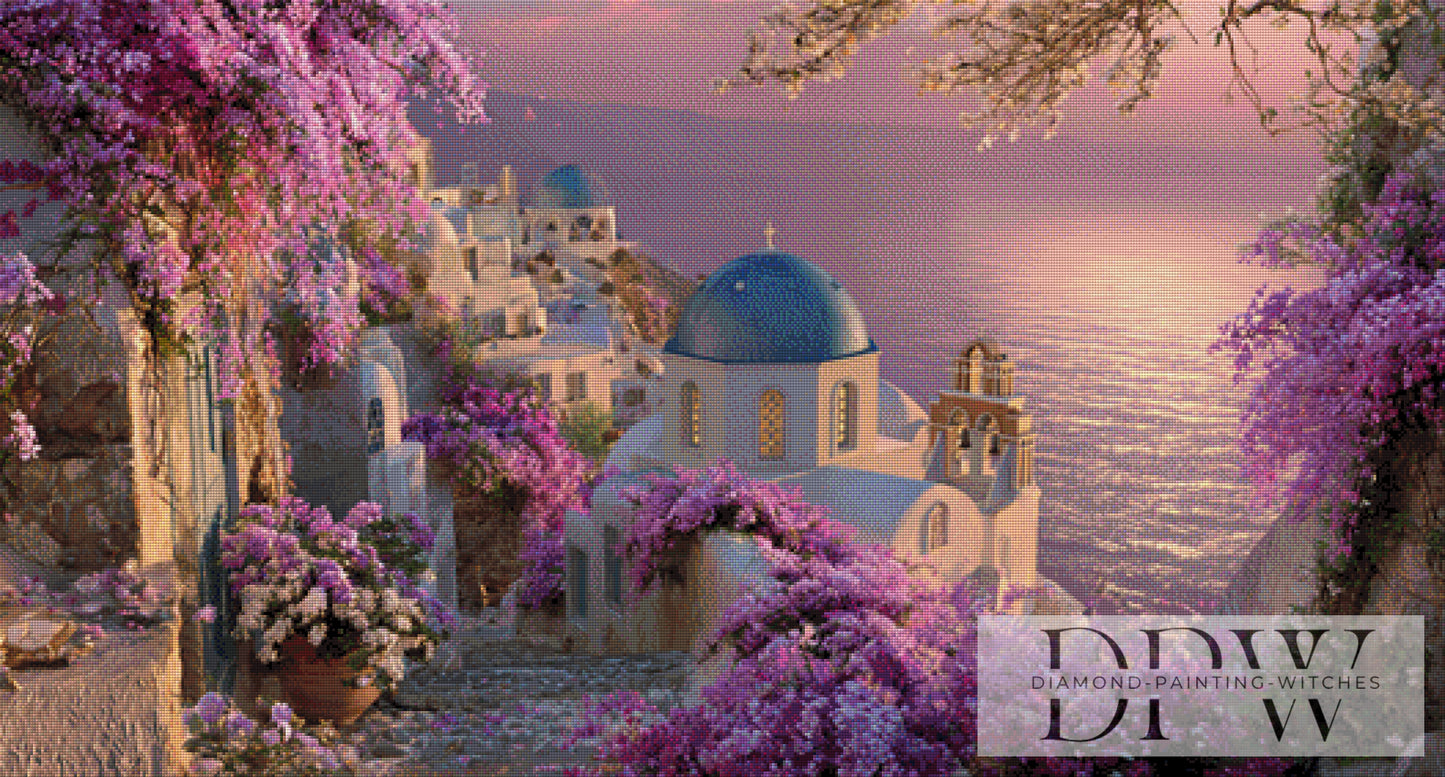 Gasse der Sehnsucht  by Maggie 130x70cm mit 220 Farben DPW-3775