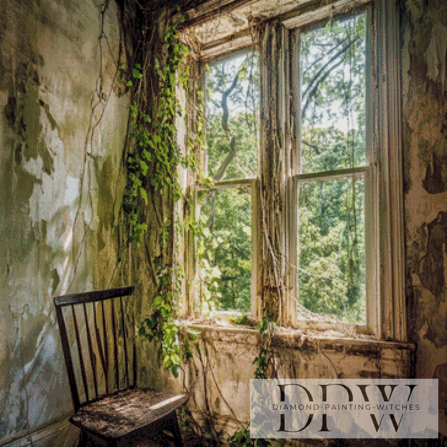 Myteriöse Stille by theA.art 90x90cm mit 160 Farben DPW-3779