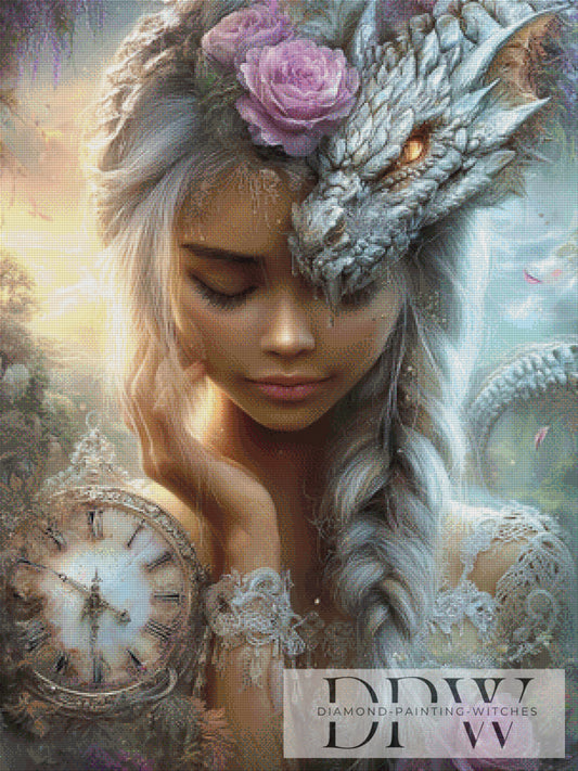 Die silberne Stunde by Elly_A.I. 75x100cm mit 180 Farben DPW-3781