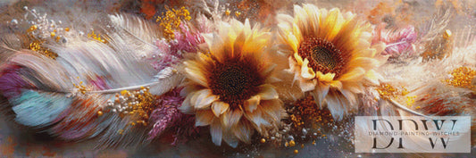 Sonnenflügel by theA.art 150x50cm mit 260 Farben DPW-3783