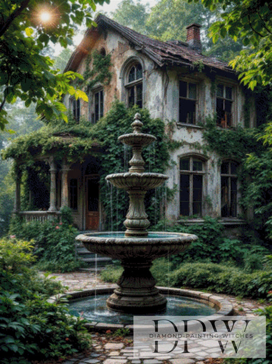 Lost Springbrunnen by QN 75x100cm mit 180 Farben DPW-3807