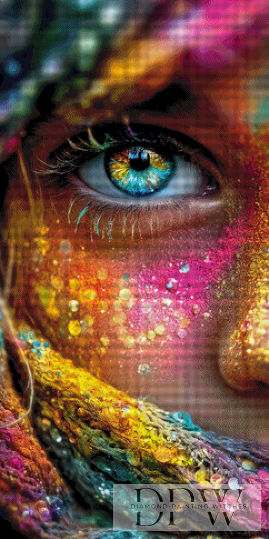 Regenbogen Rebecca by CreatiVart 60x120cm mit 360 Farben DPW-380