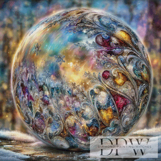 Garden of frozen time by Casalla Vendetta 80x80cm mit 280 Farben DPW-3811