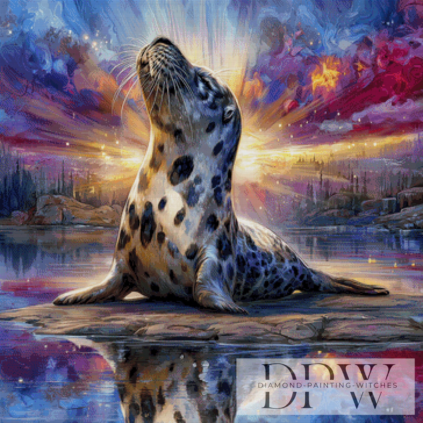 Fleckenprinz by CreatiVart 90x90cm mit 230 Farben DPW-3814