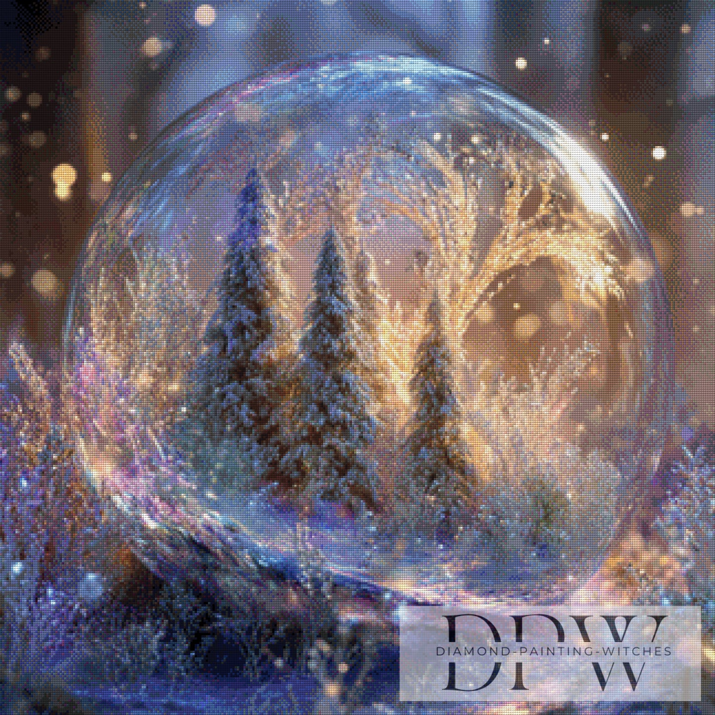 Wintertree Bubble by Maggie 80x80cm mit 180 Farben DPW-3819