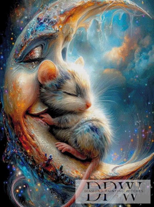 Kuschelmaus by Catill 75x100cm mit 300 Farben DPW-3822