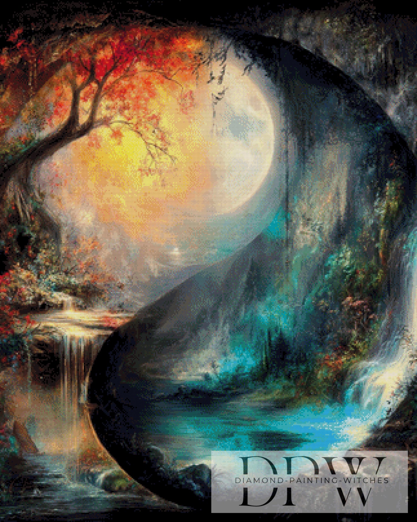 Farbenlied by Catill 80x100cm mit 260 Farben DPW-3823