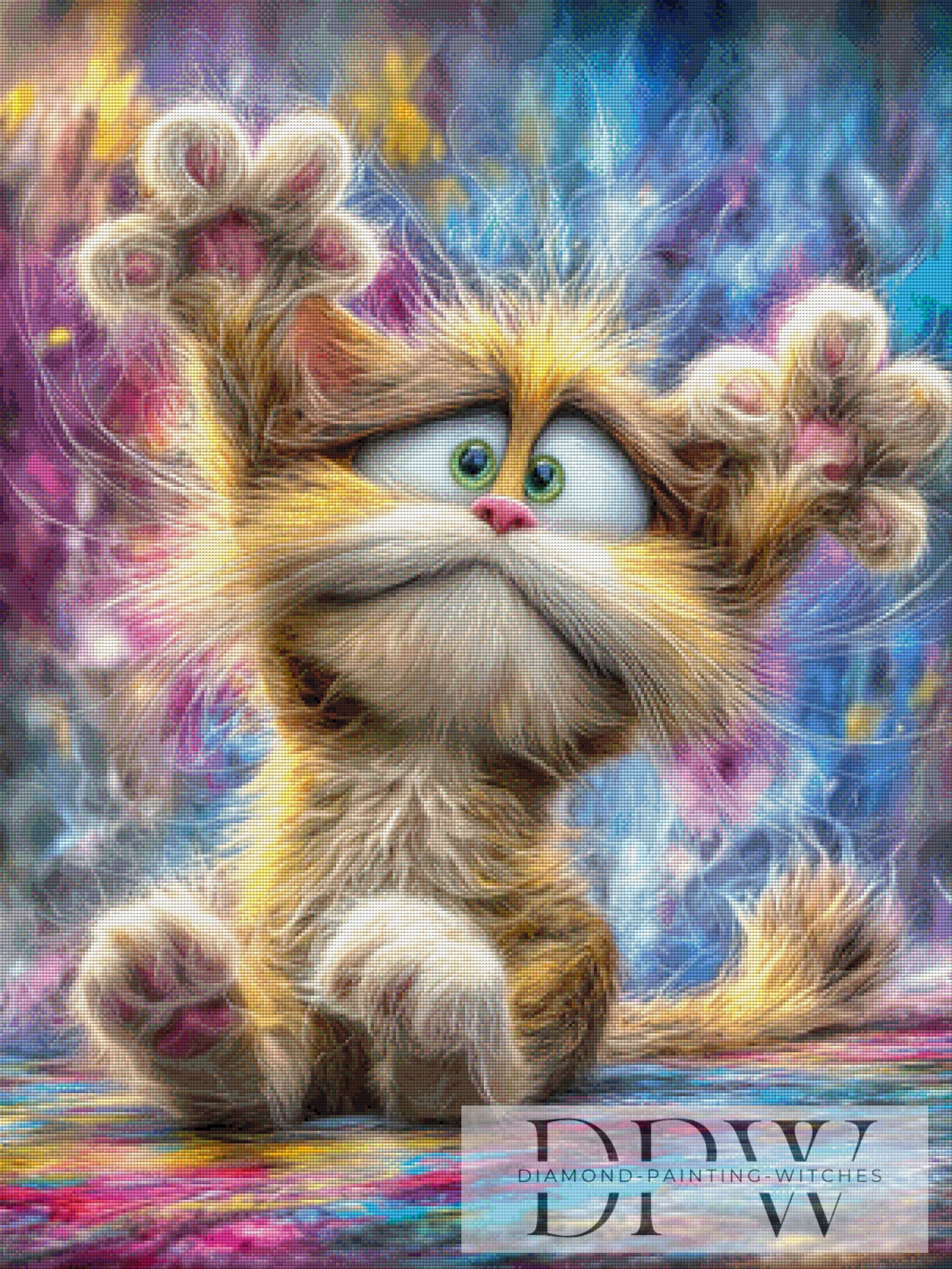 Jumping Jack Flash by CreatiVart 75x100cm mit 333 Farben DPW-384