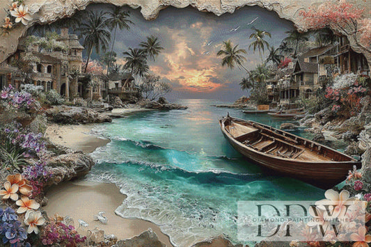 Sand und Sehnsucht by Elly_A.I. 120x80cm mit 250 Farben DPW-3851