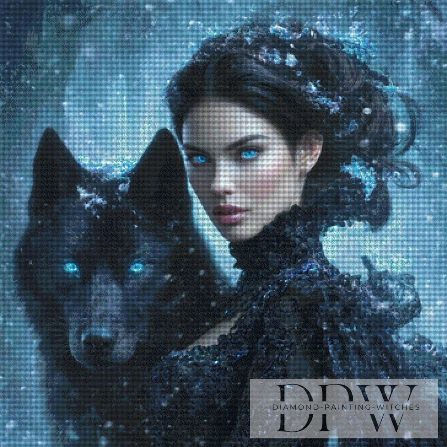 Frost Herrscherin by Maggie 90x90cm mit 98 Farben DPW-3879