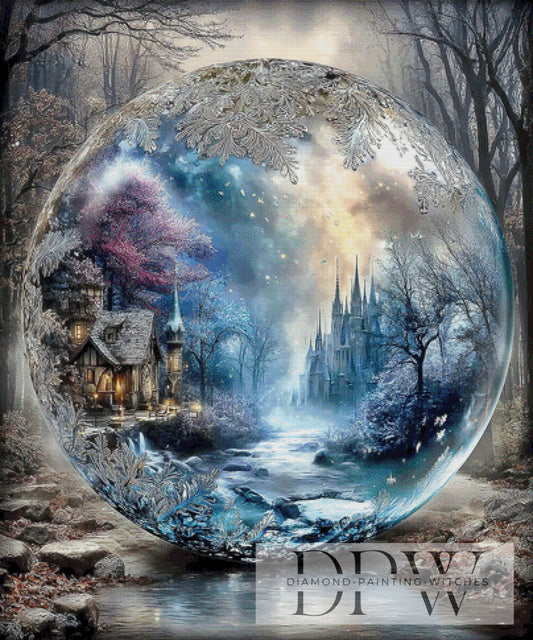 Verzauberte Glaswelt by Elly_A.I. 100x120cm mit 200 Farben DPW-3893