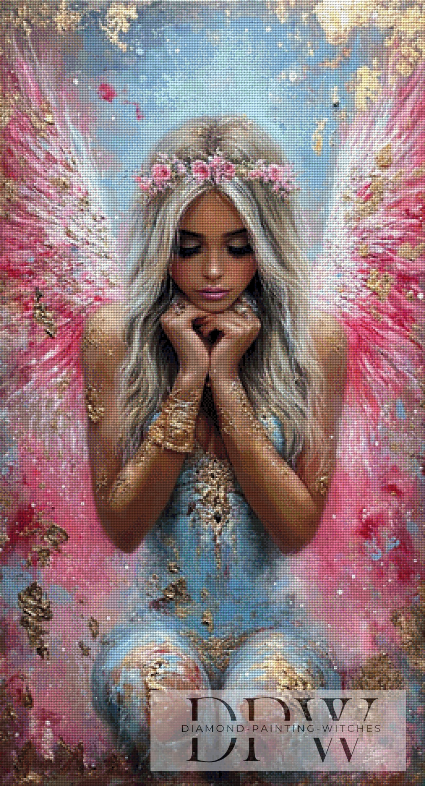 Whitegold Angel by Elly_A.I. 65x120 230 Farben DPW-3894