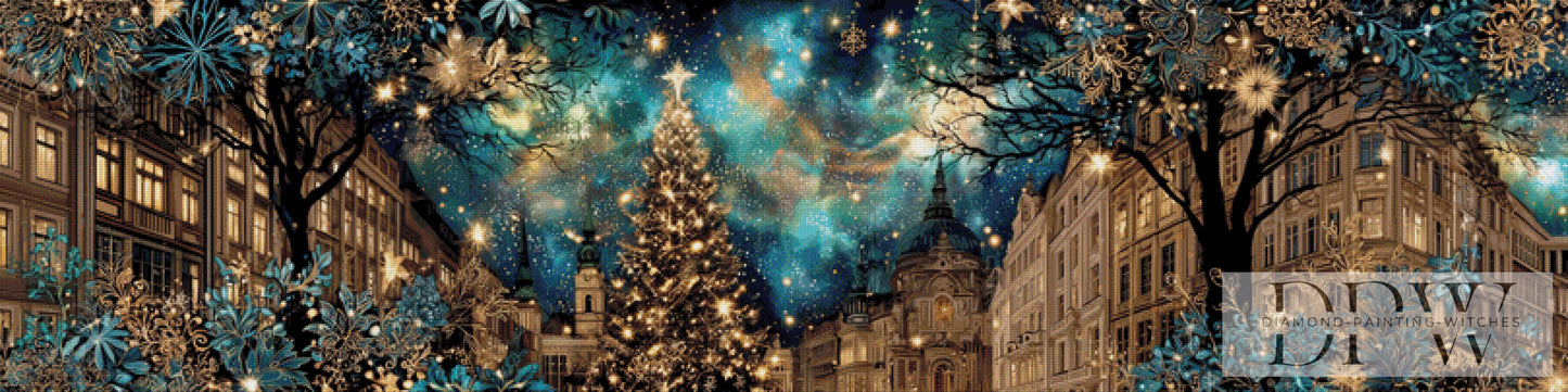 Weihnachtsglanz by Sweet_Loco_AI 50x200cm mit 195 Farben DPW-3900