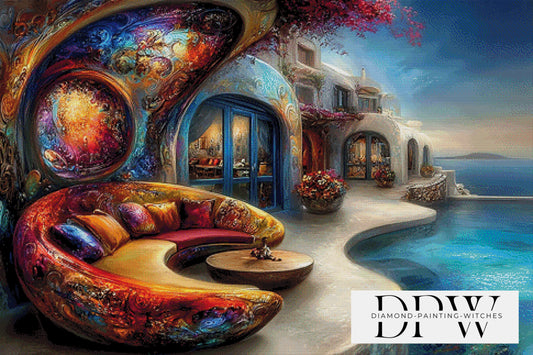 Villa zum Relaxen by Catill 120x80cm mit 370 Farben DPW-3908