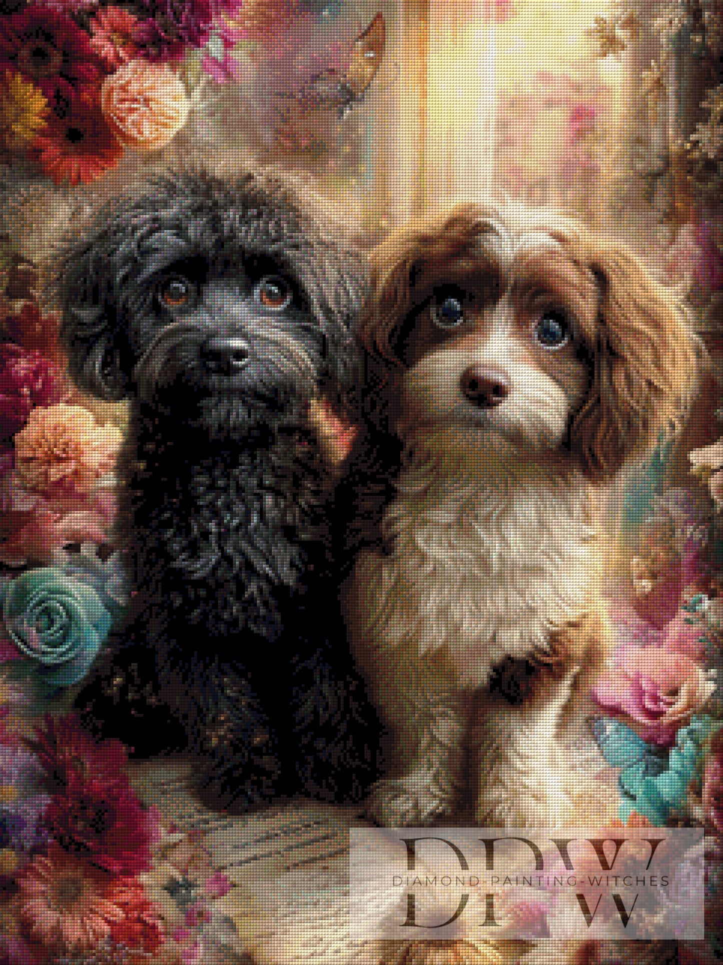 Fellnasen by ellufija 60x80cm mit 210 Farben DPW-3909